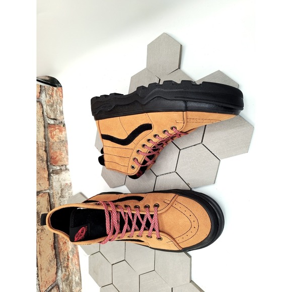 Vans Sentry sk8 Hi Hiker Suede Wheat Glazed Ginger Sneaker Brown Men's Sz 8.5 - Picture 8 of 12